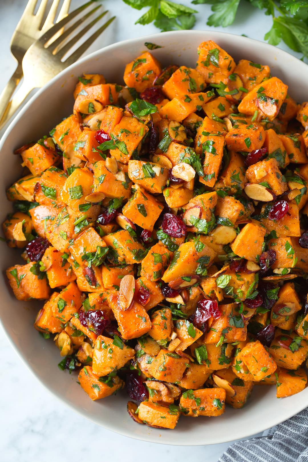 Moroccan Sweet Potato Salad (V/VG/GF)