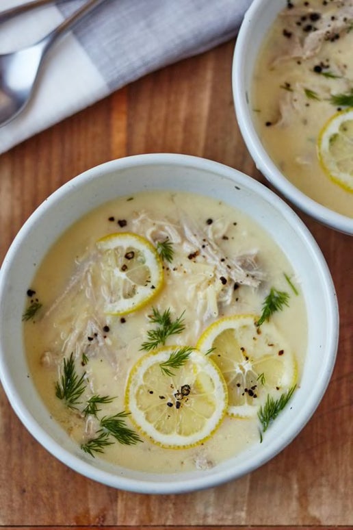 Avgolemono Soup (Freezable)