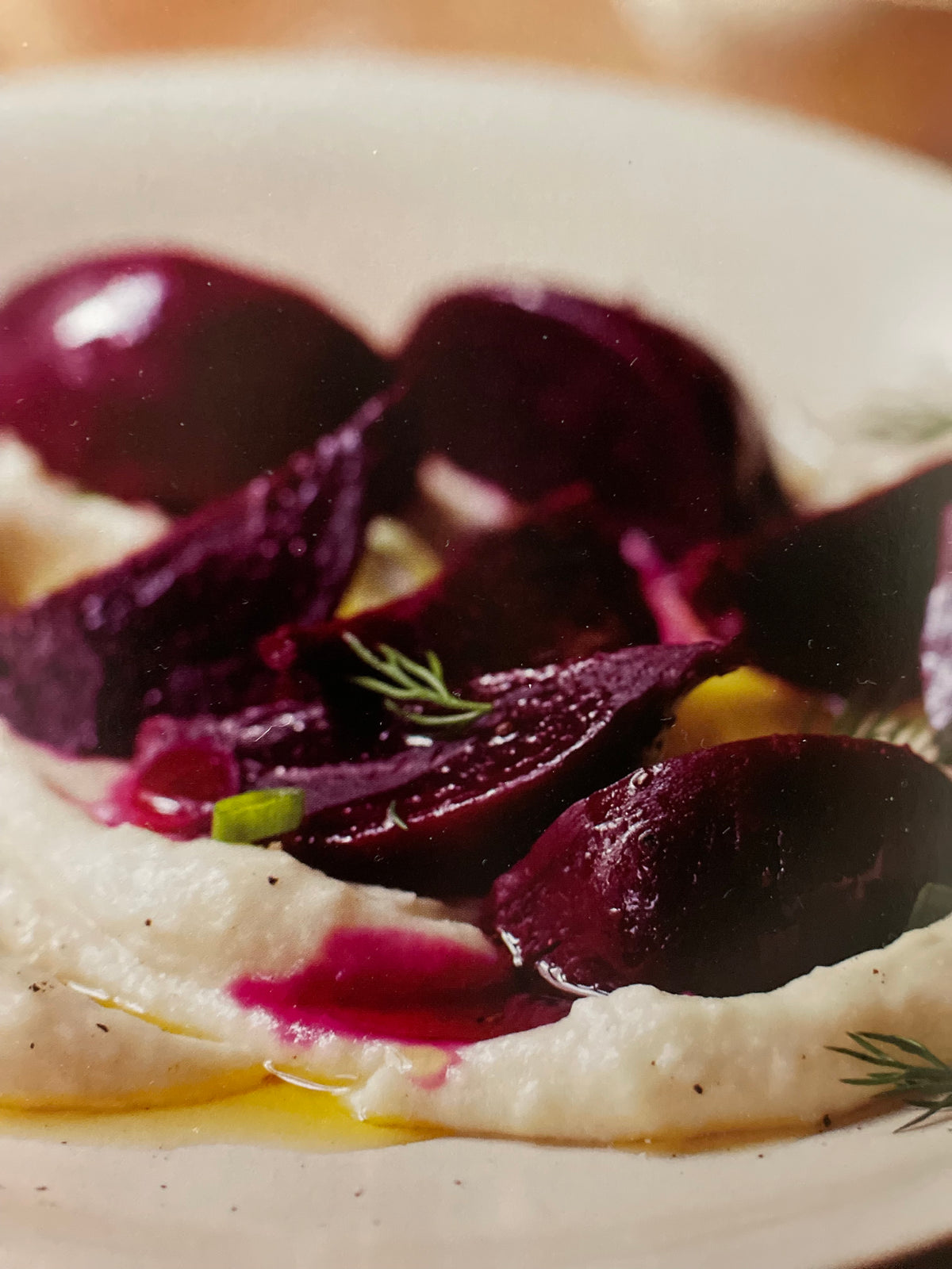 Cretan Pickled Beets and Skordalia (V/VG)