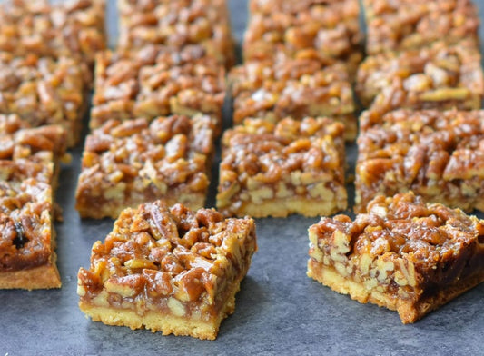 Pecan Shortbread Bars (Freezable)