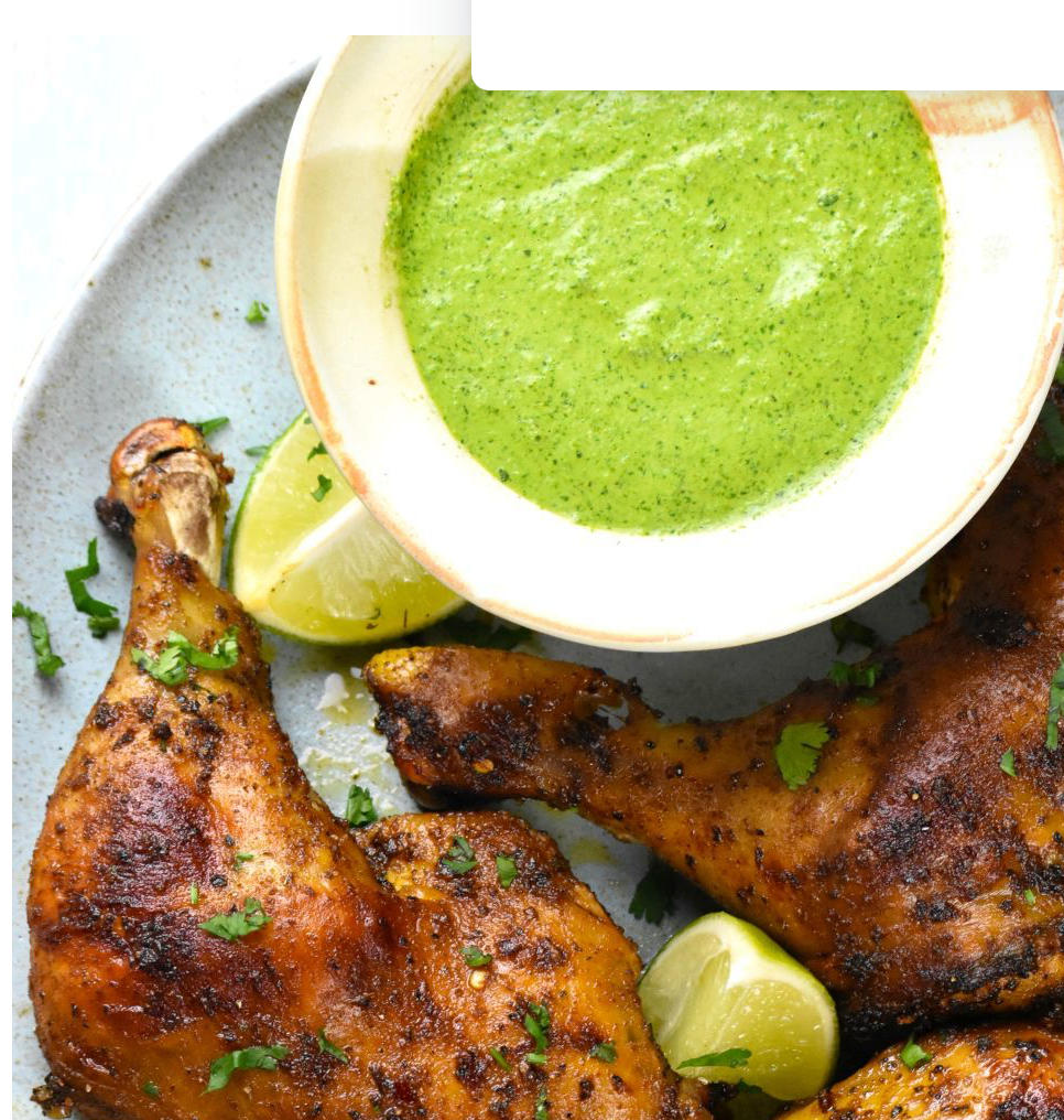 Peruvian Chicken with Aji Sauce (GF)