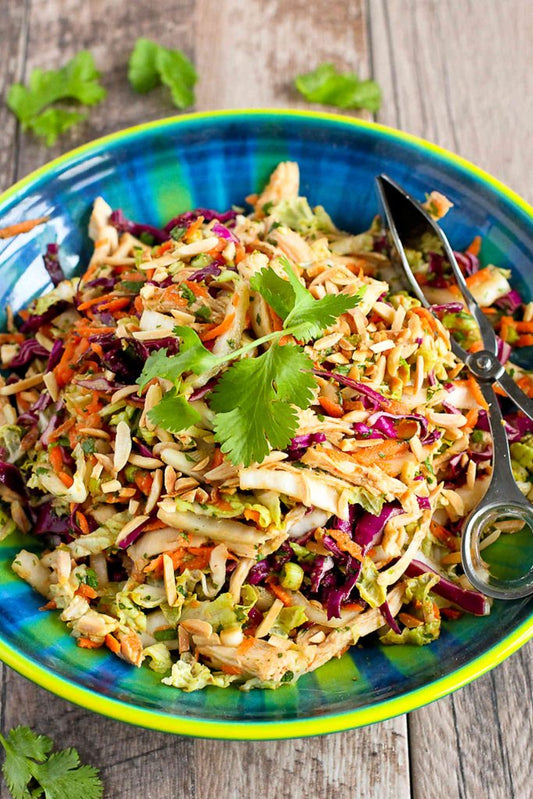 Thai Salad with a Ali's Creamy Peanut Sauce Dressing-(GF/VG)