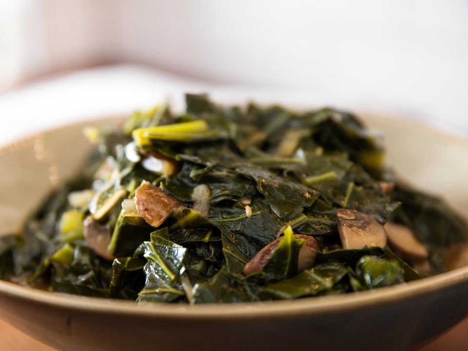 Collard Greens with Mushrooms (V/VG/GF/Frozen)