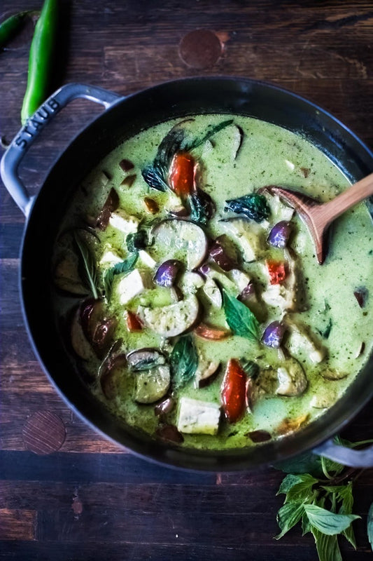 Green Curry with Vegetables  (Option to add Pork)-(GF/VGO)