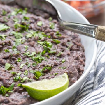 Refried Black Beans (VG/ V/ GF/Frozen)